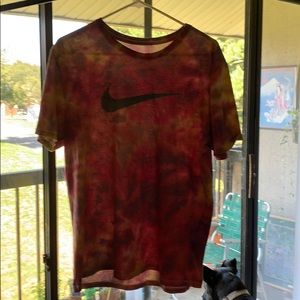 Nike tee tie dye